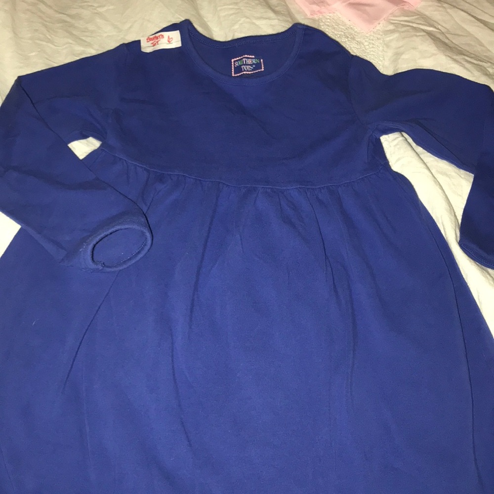 Southern Tots Navy Blue Dress